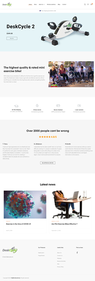 Mini exercise bike: Mini exercise bike